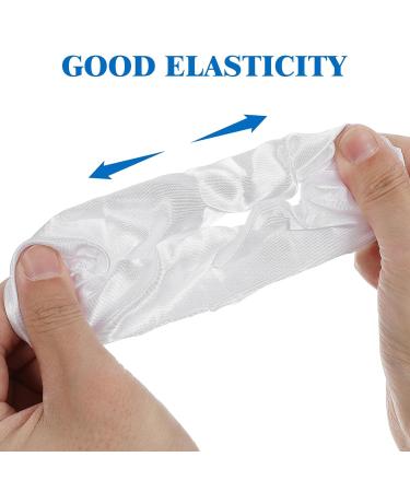 Beaupretty 5-Pack No Damage Hair Ties - Elastic Ponytail Holders for Women & Girls (White) - Soft Scrunchies for Effortless Style - Buy Online on GoSupps.com