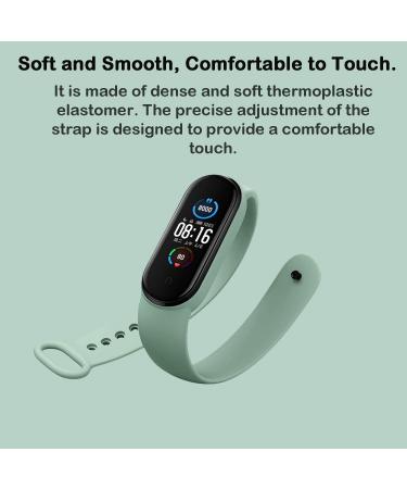 PIXESTT 20 PCS Straps for Mi Band 6/Mi Band 5 - Anti-Lost Silicone Wristband for Xiaomi Mi Band 5/Amazfit Band 5 - Buy Online on GoSupps.com
