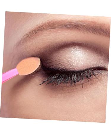 FRCOLOR 80pcs Sponge Makeup Stick Makeup Double Head Makeup Applicator Eye Shadow Applicator 6x1x0.8cm Assorted Color - Buy Online on GoSupps.com