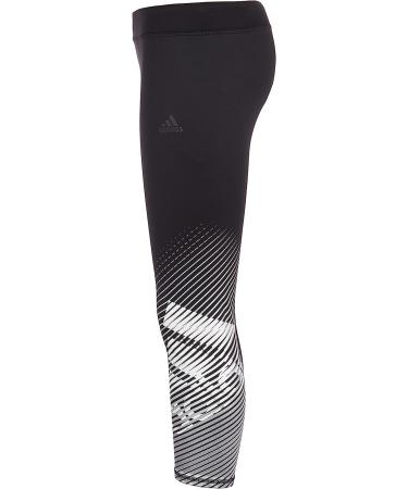 adidas Girls' Aeroready Graphic 7/8 Tights XL Slim Black - Performance Wear for Active Kids - Buy Online on GoSupps.com