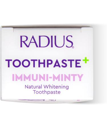 Radius ImmuniMinty Immune Support Toothpaste 2.5 Oz - Elderberry Mint - Pack of 1 Elderberry Mint 2.5 Ounce (Pack of 1) - Buy Online on GoSupps.com