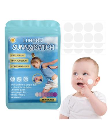 UV Patches for Sunscreen - Natural Fading Waterproof UV Patch,UV Dots Sun Sticker,Sunblock Face Stick Self-Adhesive,Easy to Use for Picnic,Hiking,Garden Voihamy