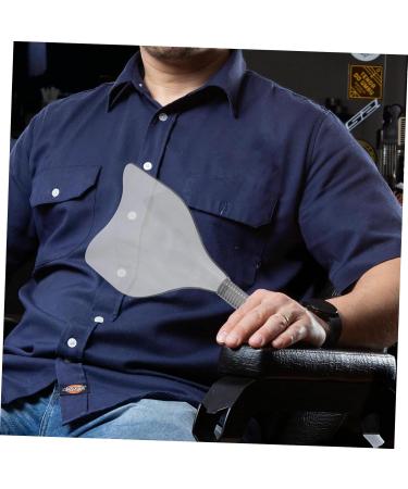 Mikikit Protecteur Facial Projections Teinture Cheveux Taille Unique Poign e Ergonomique pour Salon Coiffure Usage Professionnel et Domicile Couleur Noir Transparent Pet Solide - Buy Online on GoSupps.com