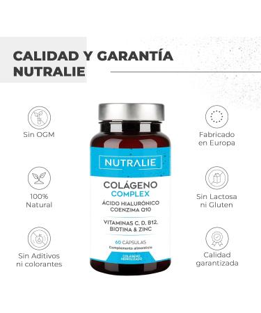 Nutralie Collagen + Q10 and Vitamins - 60 Capsules (Flavourless) - Buy Online on GoSupps.com