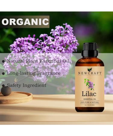 Organic Lilac Essential Oil - 100% Pure 30ML | Aromatherapy Diffuser - Natural Lilac Oil with Dropper - Buy Online on GoSupps.com