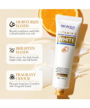 Crack Free Hand Cream Vitamin C Brightening Hand Cream | Non Greasy Hand Lotion Travel Skin Hand Restoration Tongfeng - Buy Online on GoSupps.com