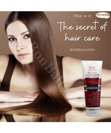 Eva Hair Keratin Leave-In Cream 6.76 oz - Nourishes & Strengthens Damaged Hair - Buy Online on GoSupps.com