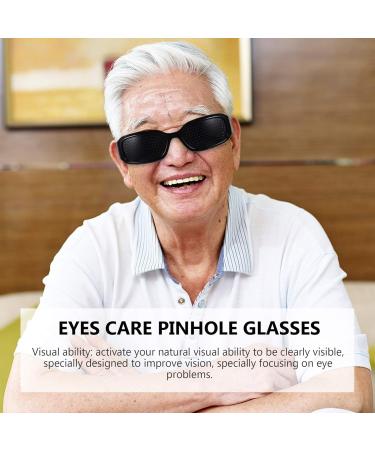 Healifty Pinhole Glasses - 4 Pieces Eye Training Glasses Relaxation & Amblyopia Solutions for Men & Women Black Sport Sunglasses - Buy Online on GoSupps.com