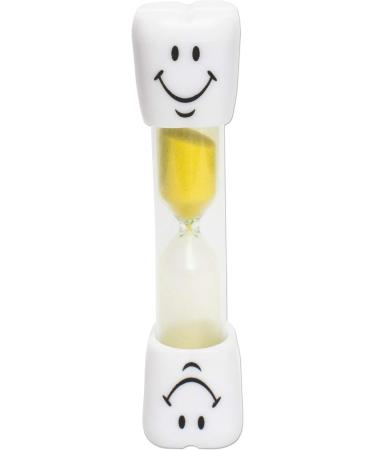 Smile Toothbrush Timer & 10 Disclosing Tablets - Yellow | Dental Hygiene Kit - Buy Online on GoSupps.com