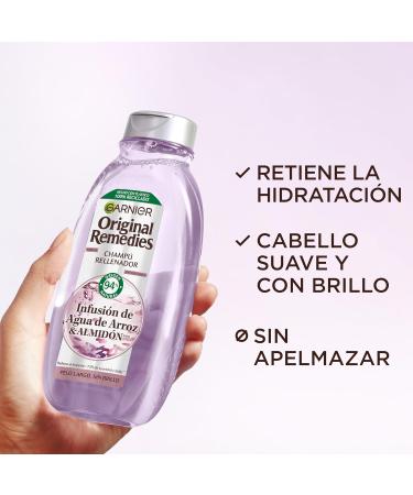  Garnier Garnier Original Remedies Rice Water routine: shampoo 400ml + conditioner 250ml + mask 340ml - Buy Online on GoSupps.com