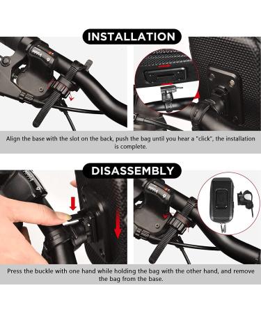 Vitalismo 7-Inch Bike Handlebar Bag & Phone Holder Set - Essential Cycling Accessory for International Shipping - Buy Online on GoSupps.com