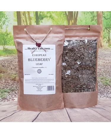 Health Embassy European Blueberry Leaf Tea | Vaccinium Myrtillus L | Feuille de Myrtille Tisane 100g - Buy Online on GoSupps.com