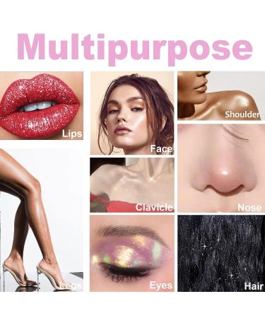 Rosarden Fairy Pink Highlighter Powder Stick for Face & Body - Glitter Makeup Stick for Enhancing Facial Contours - Buy Online on GoSupps.com