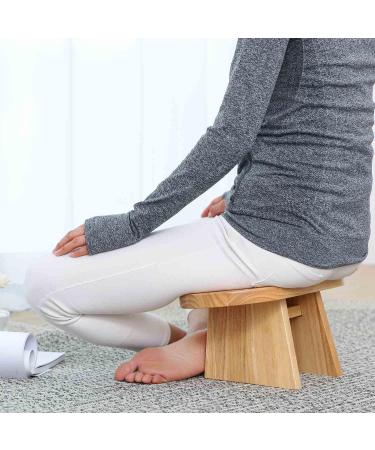 BEENSPIN Meditation Bench - Handcrafted Seiza Prayer Stool for Stable and Comfortable Meditation Practice - Buy Online on GoSupps.com