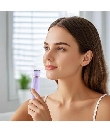 Tewzafiya Electric Female Electric for Women Trimmer Dressing Table or Bikini Facial Hair for the Front Labia Portable Armpit Trimmer Purple - Buy Online on GoSupps.com