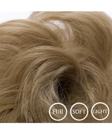 SEGO Hair Tie Bun Hair Extensions - Medium Blonde Wavy - International Shipping Available - Buy Online on GoSupps.com
