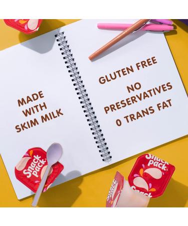 Snack Pack Banana Cream Pie Dessert Pudding 12 x 4-pack 99 gram cups Banana Cream Pie 396 g (Pack of 12) - Buy Online on GoSupps.com