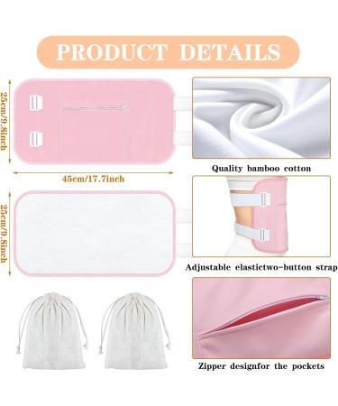 Buy Weewooday 4 Pcs Organic Castor Oil Pack Wraps - Adjustable Neck & Waist Compress Kits for Natural Healing (Oil Not Included) - Reusable Fresh Style International Shipping Available - Buy Online on GoSupps.com