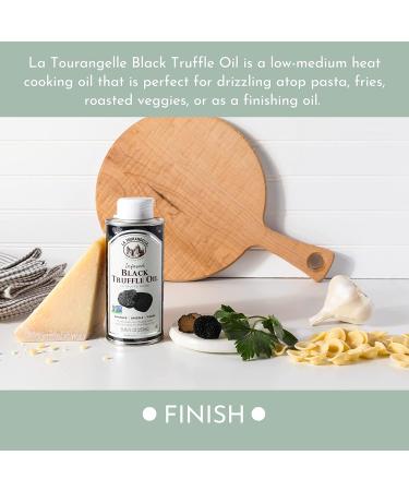 La Tourangelle Black Truffle Oil - 8.45 fl oz - Complex Gourmet Earthy Flavor for Pasta, Popcorn, Vegetables & More - Buy Online on GoSupps.com