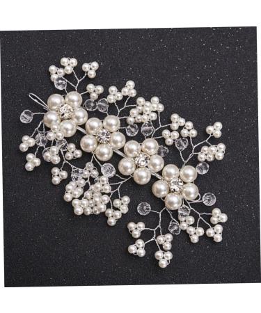 Ipetboom Wedding Hair Comb Tiara Bride Crystal Comb White Bridal Hair Comb - Buy Online on GoSupps.com