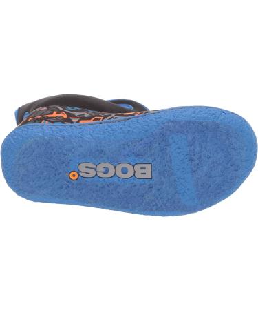 Bogs Baby Wellington Boots Plum Flower Stripe 71565 | Size UK 3-8, 9 (Child) | Construction Black Multi - Buy Online on GoSupps.com