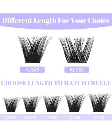 0.07mm D Curl Mixed Long Cluster Lashes 12-16mm | Reusable Soft Wispy Eyelash Extensions - Buy Online on GoSupps.com