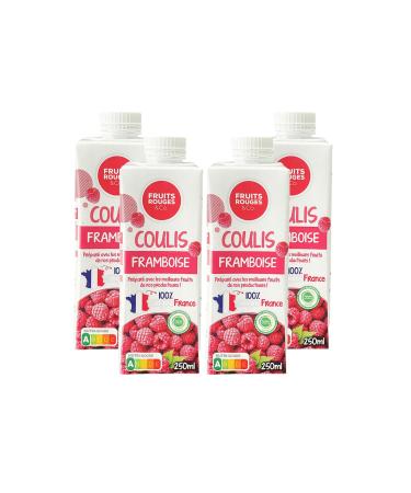 Fruit Coulis - Raspberry Set of 4 x 250g FRUITS ROUGES & Co.