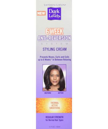 Buy Softsheen Carson Dark & Lovely 6 Week Anti-Reversion Styling Cream 5.1oz - Regular Strength for Smooth Frizz-Free Hair | International Shipping Available - Buy Online on GoSupps.com