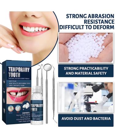 5-Pack Tooth Repair Kit: 4Pcs Dental Tools, 1Pcs 30ml Repair Beads - Temporary Fixing Missing Broken Tooth Set - Buy Online on GoSupps.com