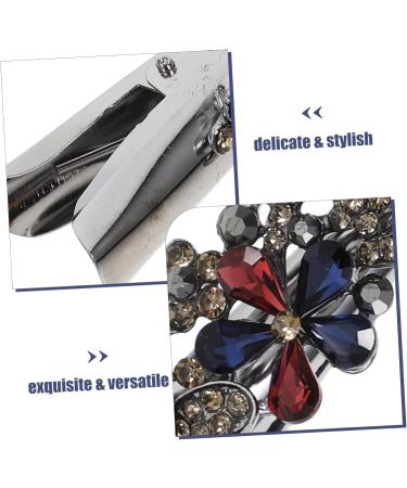 Minkissy Womens Hair Clips Metal Bill Clip 1Pc Large Alligator Hair Clips Rhinestone Duckbill Clips Crocodile Barrettes for Styling Hairdressing () Rhinestone Duckbill Clip Rhinestone Hair Clip Colorful - Buy Online on GoSupps.com