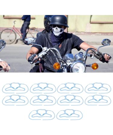 Buy Mask Holder - Silicone Anti-Fog Insert | Food Grade Foldable Flexible - 10 Pack (Blue) for Office Use - Buy Online on GoSupps.com