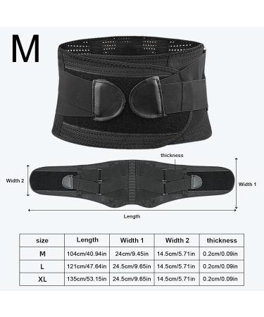 Lower Back Brace - Adjustable Lumbar Support for Pain Relief | Breathable Support Belt for Men & Women - Ideal for Home & Work - Buy Online on GoSupps.com