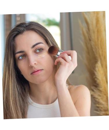 Housoutil Dense Retractable Foundation Brush - Perfect Cosmetic Tool for Powder & Liquid Makeup | Travel-Friendly Blush & Concealer Applicator - Buy Online on GoSupps.com