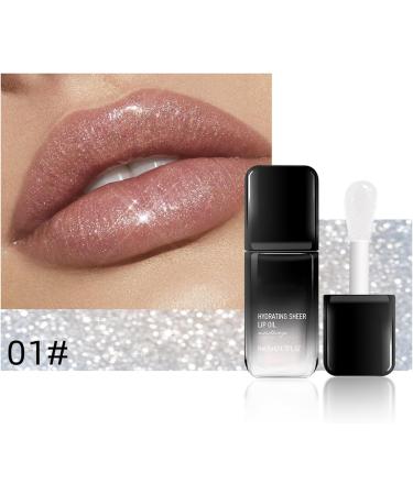 Lip Gloss Magic Color Changing Nourishing Lip Oil 5ml Shiny Long Lasting Liquid Lipstick and Lip Gloss for Women for Repair and Care Prevents 1 - Buy Online on GoSupps.com