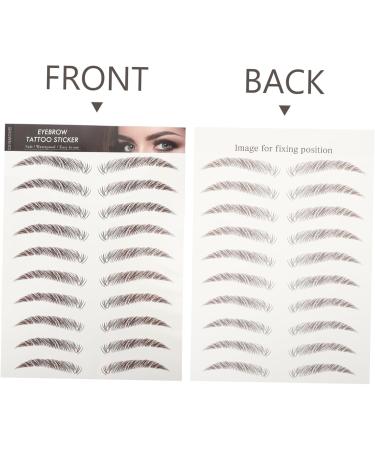 FOMIYES 5 Sheets Eyebrow 3d Sticker Lady Tools Makeup Eyebrow Stickers Temporary Brow Tattoos Artificial 4d - Buy Online on GoSupps.com