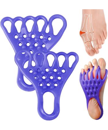 Tioheam Toe Separator - Highly Elastic Bump Massage Points for Hammer Toe Relief - 1 Pair of Therapeutic Toe Spacers - Buy Online on GoSupps.com