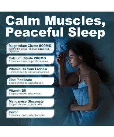 2 Pack Magnesium Citrate Gummies 500mg for Women Men Sugar-Free + Magnesium Glycinate Liquid Drops for Kids Adults - Buy Online on GoSupps.com