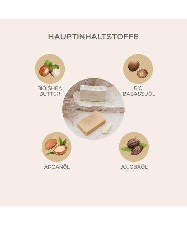 Organic Solid Shaving Soap - Reduces Razor Burn & Ingrown Hair | Micaraa Natural Cosmetics Germany - Buy Online on GoSupps.com