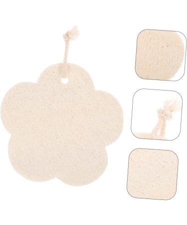  Healeved Healeved Flower-shaped cotton loofah fun bath sponges body wash sponge loofah sponge shower gel bathroom accessories scrubbing bath loofah scrubber bath loofah body scrubber luffa - Buy Online on GoSupps.com