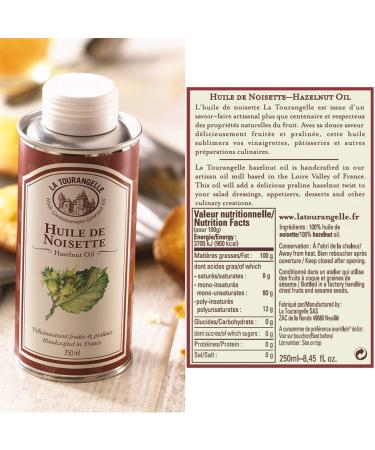 La Tourangelle - Set of 3 dried fruit oils - Walnut oils hazelnut sesame - Toasted flavor - Gift idea - Premium oils - 3x25 - Buy Online on GoSupps.com