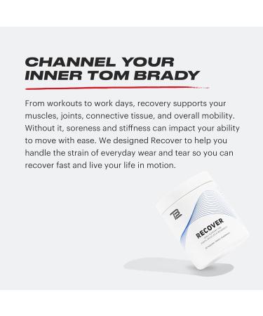 TB12 Recover - Premium Natural Recovery Supplement | Muscle Recovery & Joint Mobility with Tart Cherry Curcumin & More - Buy Online on GoSupps.com