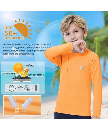 Buy Meetwee Kinder Boys UV Long-Sleeved Swimming Shirt - SPF 50+ Sun Protection Rashguard for Kids Quick-Drying Bathing Clothes Up to 8 Years - Buy Online on GoSupps.com