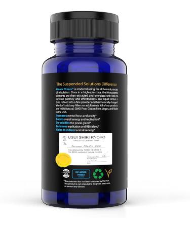 Suspended Solutions Atomic ORMUS Capsules - 100% Pure Monatomic Gold Powder - Vegan (90 Capsules) - Buy Online on GoSupps.com