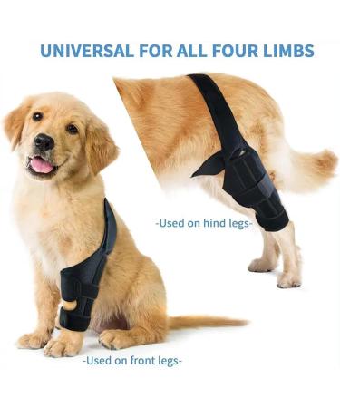 Shakven Dog Knee Brace - Dog ACL Knee Support Brace | Brace Behind Leg Neoprene Hip Brace Adjustable Traction Belt Stabilizer for Torn ACL Leg M left - Buy Online on GoSupps.com