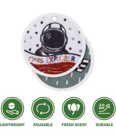 Knixmax Outdoor Car Fresheners Deodrant Eliminate Odours and Release Fresh Flavours Six Pcs Pack/White Musk Racing - Buy Online on GoSupps.com