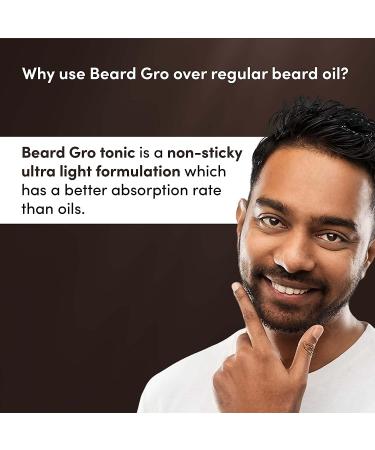  QURA QURA BeardGro Beard Growth Tonic for Men 30ml | 1.5% Aminexil 4% Moringa 4% Goksura & 2% Eyelash Extract | Thicker Beard Growth Softens Beard | Natural and Scientific Formula - Buy Online on GoSupps.com