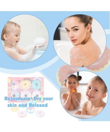 6-Pack Handmade Donut Bath Bombs Set with Essential Oils - Perfect Christmas Gift for Women and Girls - Moisturizing Aromatherapy Bubble Bath Balls - Buy Online on GoSupps.com