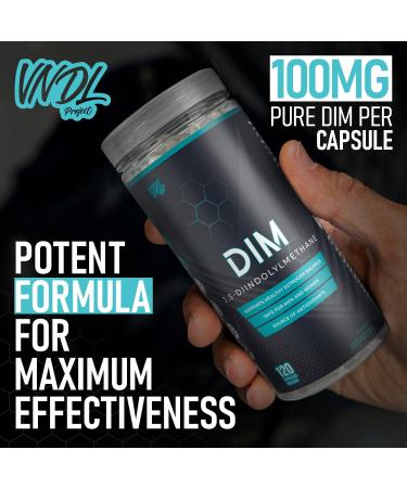VNDL DIM for Hormone Regulation & Immune Support Formula - 100mg Natural Capsule with Antioxidant Activity for Men & Women - Boost Wellness & Experience with Third-Party Tested 120 Capsules DIM (120 Capsules) - Buy Online on GoSupps.com