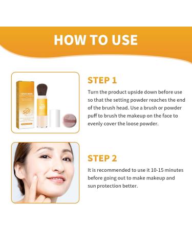 Asheyya Scalp SPF Powder SPF 50 Powder Sunscreen for Face Natural Matte Lasting Breathable All Skin - Buy Online on GoSupps.com