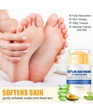 2 x moisturizing and anticracking foot cream 40 g longlasting moisturizing cream provides your feet with moisture makes them supple cares for dry and cracked skin with aloe verer - Buy Online on GoSupps.com
